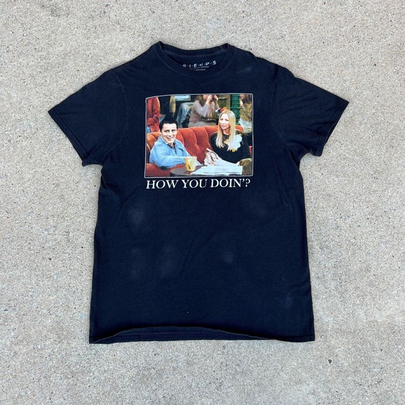 Vintage FRIENDS Joey "How You Doin?" T-Shirt - Picture 1 of 3